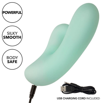 CALEXOTICS - PACIFICA FIJI VIBRATEUR &amp; ESTIMULATEUR POINT G 10 VIBRATIONS AQUA