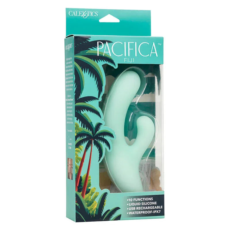 Calexotics – Pacifica Fiji Vibrateur & Estimulateur Point G 10 Vibrations Aqua