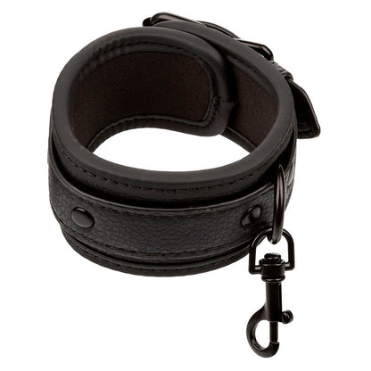 CALEXOTICS - NOCTURNAL RÉGLABLE CHEVILLES IN CUIR NOIR