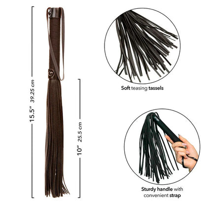 Calexotics – Nocturnal Flogger Cuir Noir