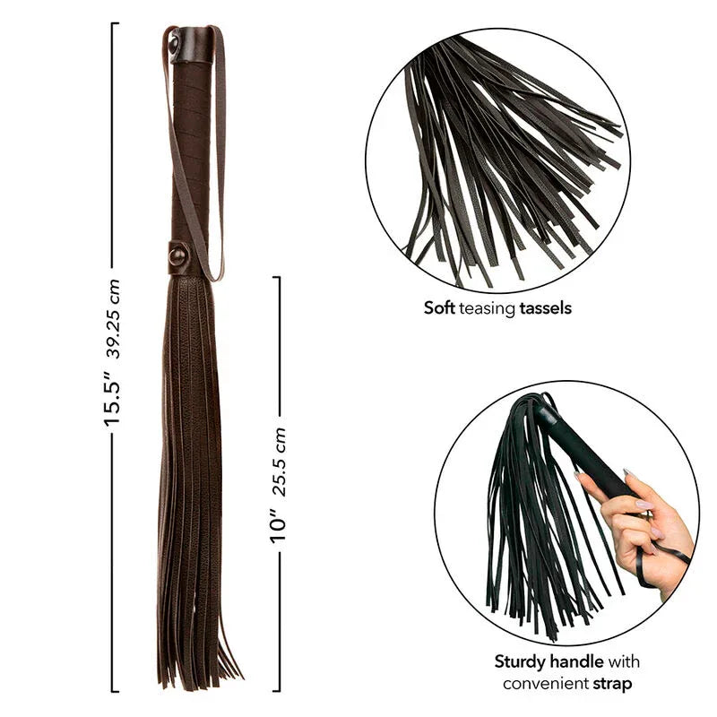 Calexotics – Nocturnal Flogger Cuir Noir