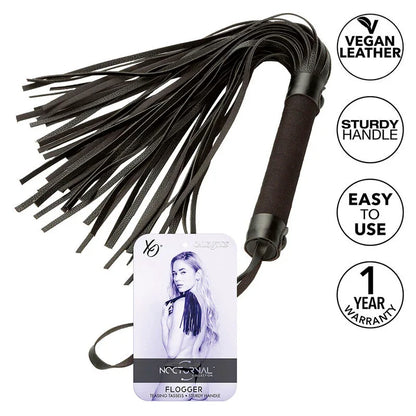 Calexotics – Nocturnal Flogger Cuir Noir