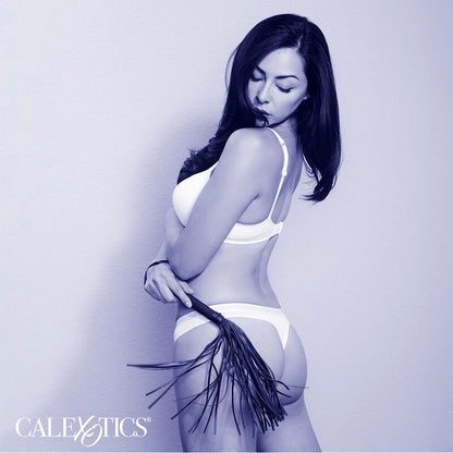 CALEXOTICS - FLOGGER NOCTURNO DE CUERO NEGRO