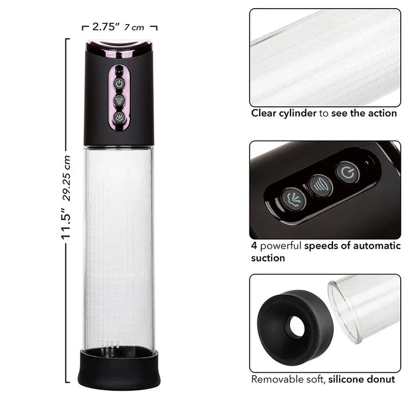 Calexotics – Pompe D'Aspiration Peak 4 Vitesses Noire