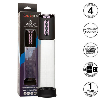 CALEXOTICS - BOMBA DE ENERGÍA ESTIMULANTE PEAK DE 4 VELOCIDADES, NEGRA