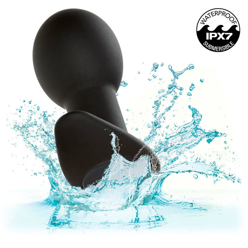 Calexotics – Rock Bottom Plug Anal 10 Vibrations Silicone Noir