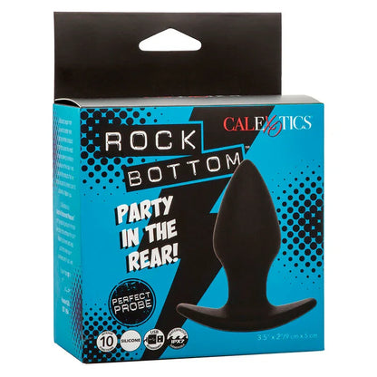 Calexotics – Rock Bottom Plug Anal Parfait 10 Vibrations Silicone Noir