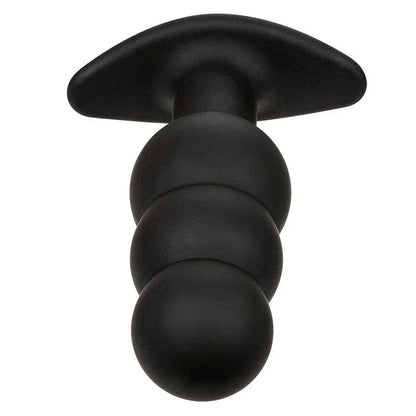Calexotics – Rock Bottom Plug Anal Perlé 10 Vibrations Silicone Noir