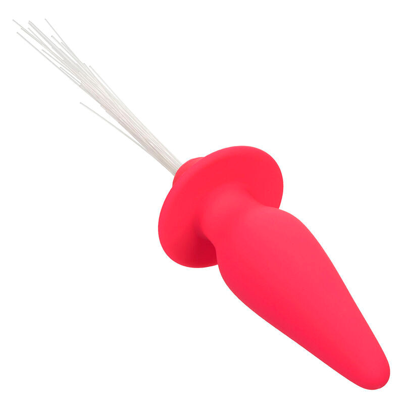 CALEXOTICS - SOUTHERN LIGHTS LIGHT UP ANAL PLUG 10 VIBRATIONS SILICONE ROSE