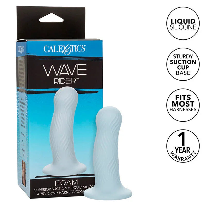 Calexotics – Wave Rider Plug Anal en Mousse Bleu