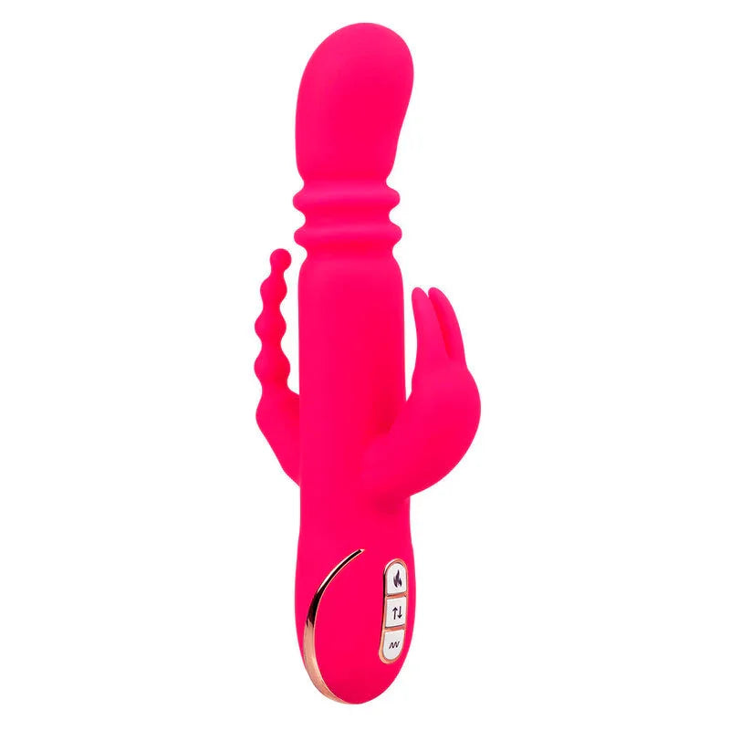 Calexotics – Jack Fantasy Triple Vibrateur Chauffant Lapin Rose