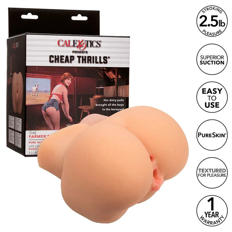 Calexotics – La Fille du Fermier Double Masturbateur Réaliste Chair