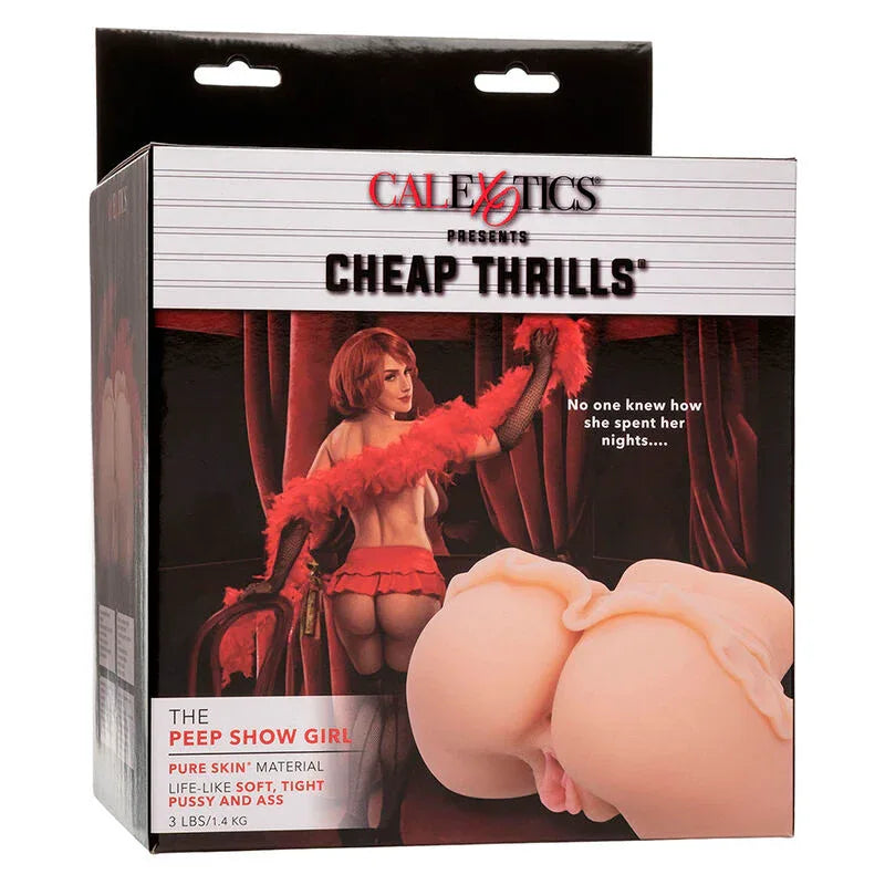 Calexotics – The Peep Show Girl Double Masturbateur Réaliste Chair