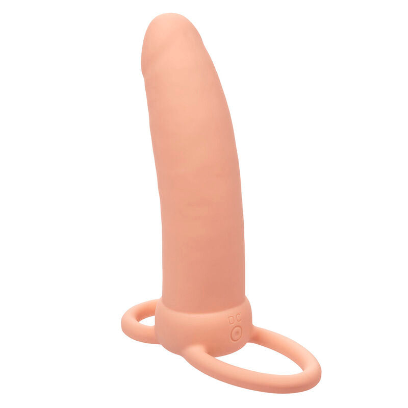 CALEXOTICS - MAXX THICK DOBLE PENETRADOR 10 VIBRACIONES CARNE