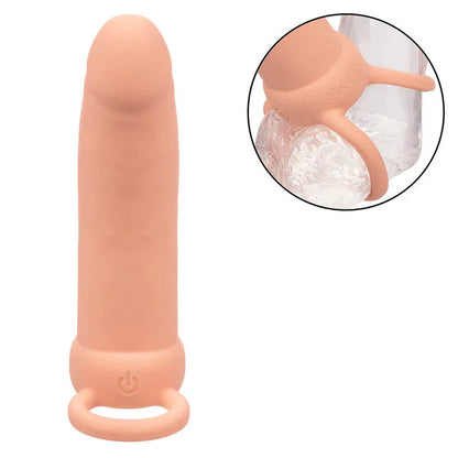 Calexotics – Maxx Thick Double Pénétrateur 10 Vibrations Chair
