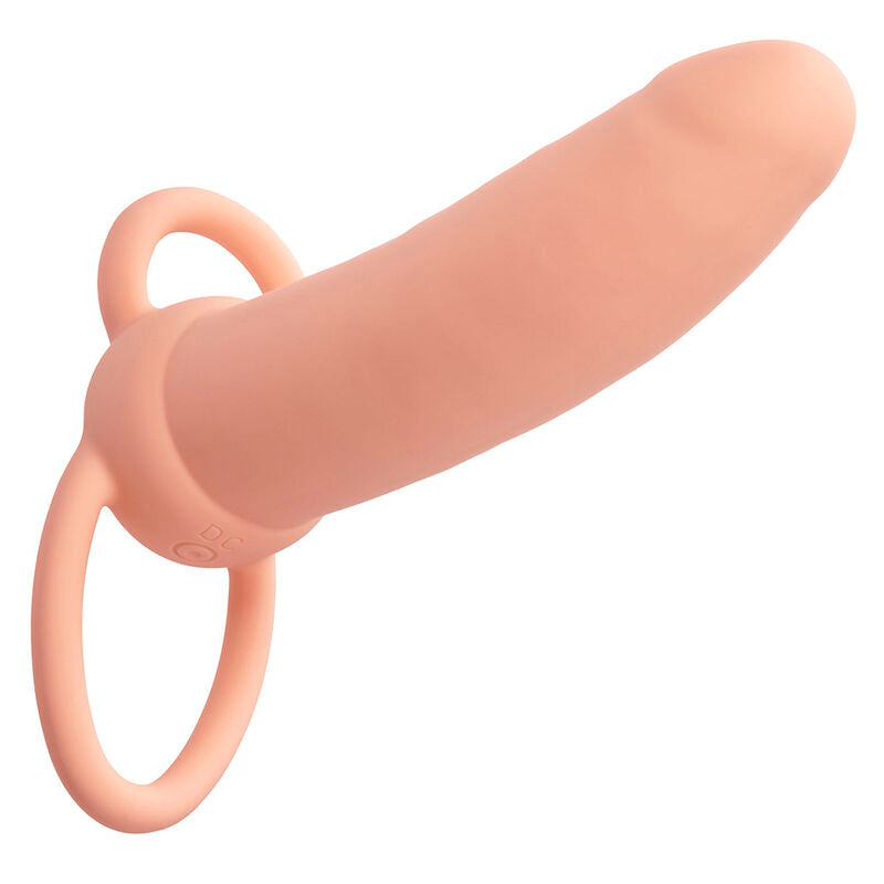 CALEXOTICS - MAXX THICK DOBLE PENETRADOR 10 VIBRACIONES CARNE