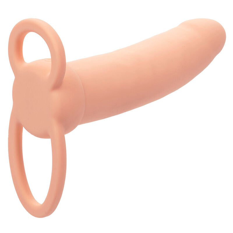 CALEXOTICS - MAXX THICK DOBLE PENETRADOR 10 VIBRACIONES CARNE