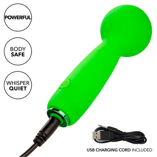 Calexotics – Neon Vibes le Bubbly Vibe Mini Masseur 10 Vibrations Vert