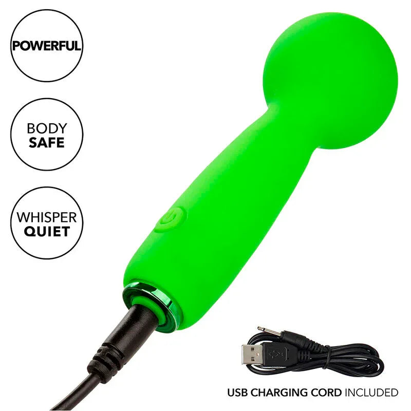 Calexotics – Neon Vibes le Bubbly Vibe Mini Masseur 10 Vibrations Vert