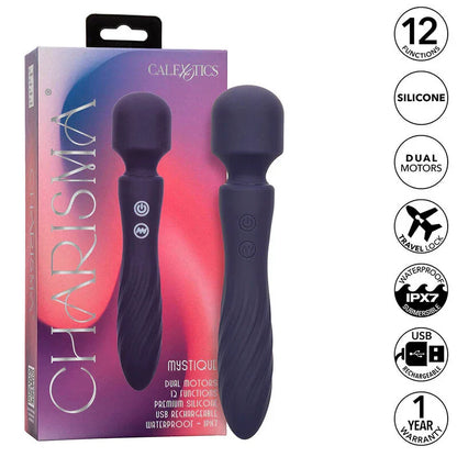 Calexotics – Charisma Mystique Masseur Double Moteurs 12 Fonctions 20,5 cm X 4,5 cm Violet