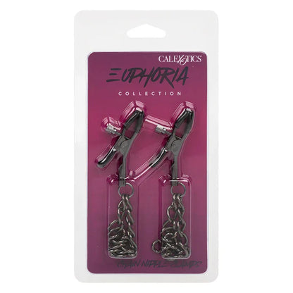 Calexotics – Euphoria Pinces à Tétons Chaîne 14,5 cm
