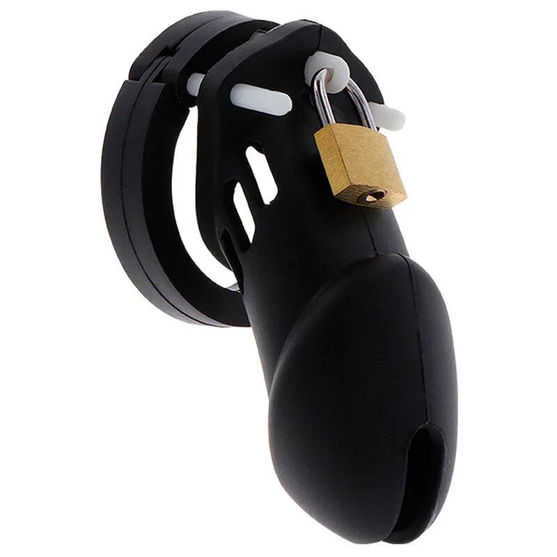 Hidden Desire – Extreme Cage de Chasteté Silicone taille l Noir