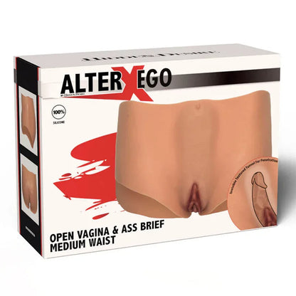 Hidden Desire – Alter Ego Vagin Ouvert et Cul Slip taille Moyenne Chair
