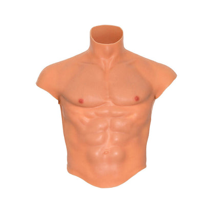 DESEO OCULTO - CAMISA DE TORSO DE SILICONA PARA HOMBRE ALTER EGO CON ABS CARNE