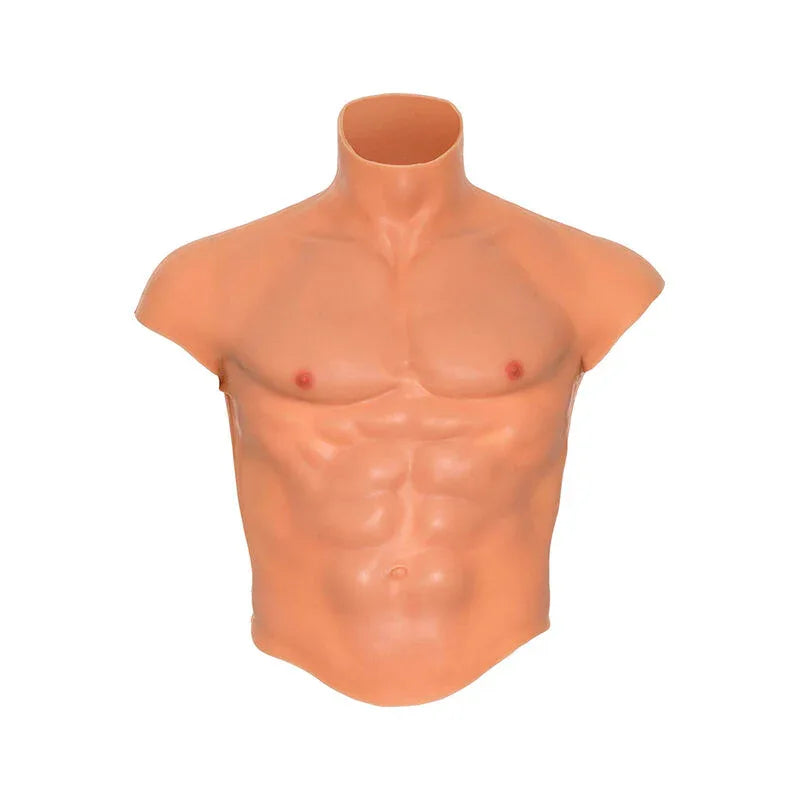 Hidden Desire – Alter Ego Chemise Torse Homme en Silicone avec Chair Abs