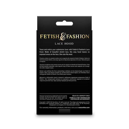 NOVEDADES NS - FETICHE Y MODA CAPUCHA DE ENCAJE NEGRO