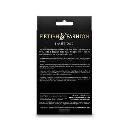 Ns Novelties – Fetish & Fashion Capuche en Dentelle Noire