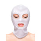 NOVEDADES NS - FETICHE Y MODA CUBIERTA DE NYLON BLANCA PARA OJOS Y BOCA