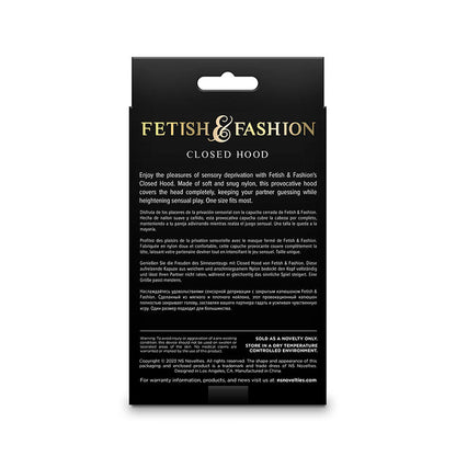 NOVEDADES NS - FETICHE Y MODA CAPUCHA CERRADA DE NYLON BLANCA