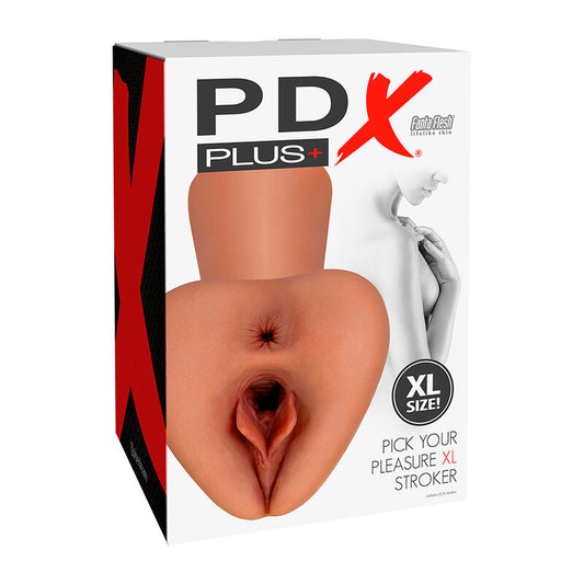PDX PLUS - ELIGE TU PLACER XL CARRERO REALISTA MARRÓN