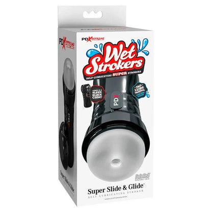 Pdx Extreme – Slide & Glide Masturbateur Autolubrifiant Transparent