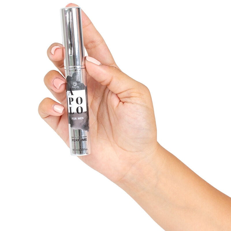 SECRETPLAY - PERFUME APOLO CON FEROMONAS PARA HOMBRES EN VAPORIZADOR TAMAÑO DE VIAJE