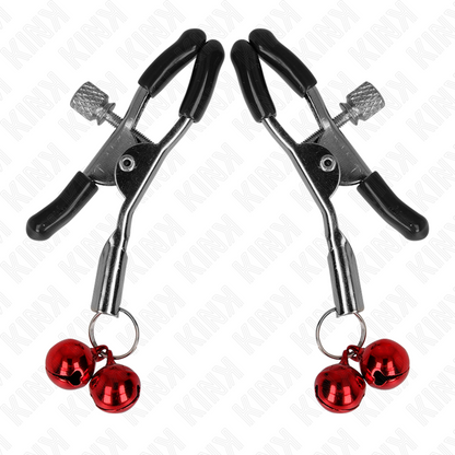 KINK - PINCE À METON DOUBLE CLOCHE ROUGE 6 CM