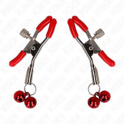 KINK - ABRAZADERA DE METON DOBLE CAMPANA ROJA 6 CM