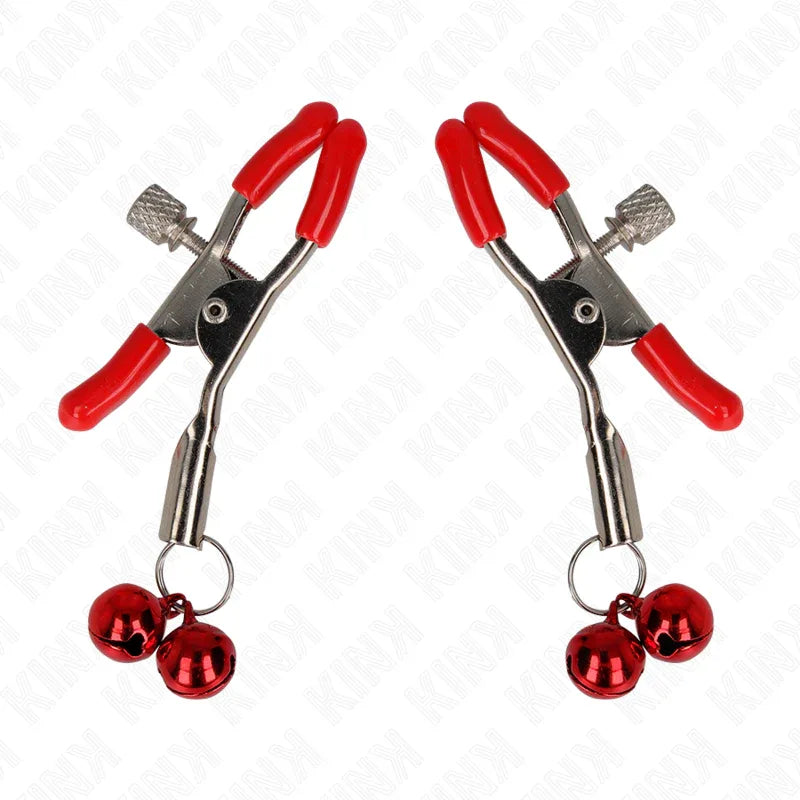 Kink – Pince à Meton Double Cloche Rouge Rouge 6 cm