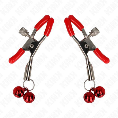 Kink – Pince à Meton Double Cloche Rouge Rouge 6 cm