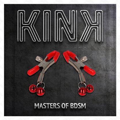 KINK - ABRAZADERA DE METON DOBLE CAMPANA ROJA 6 CM