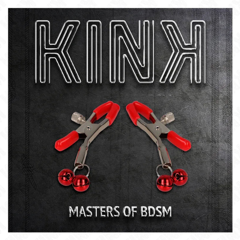 Kink – Pince à Meton Double Cloche Rouge Rouge 6 cm