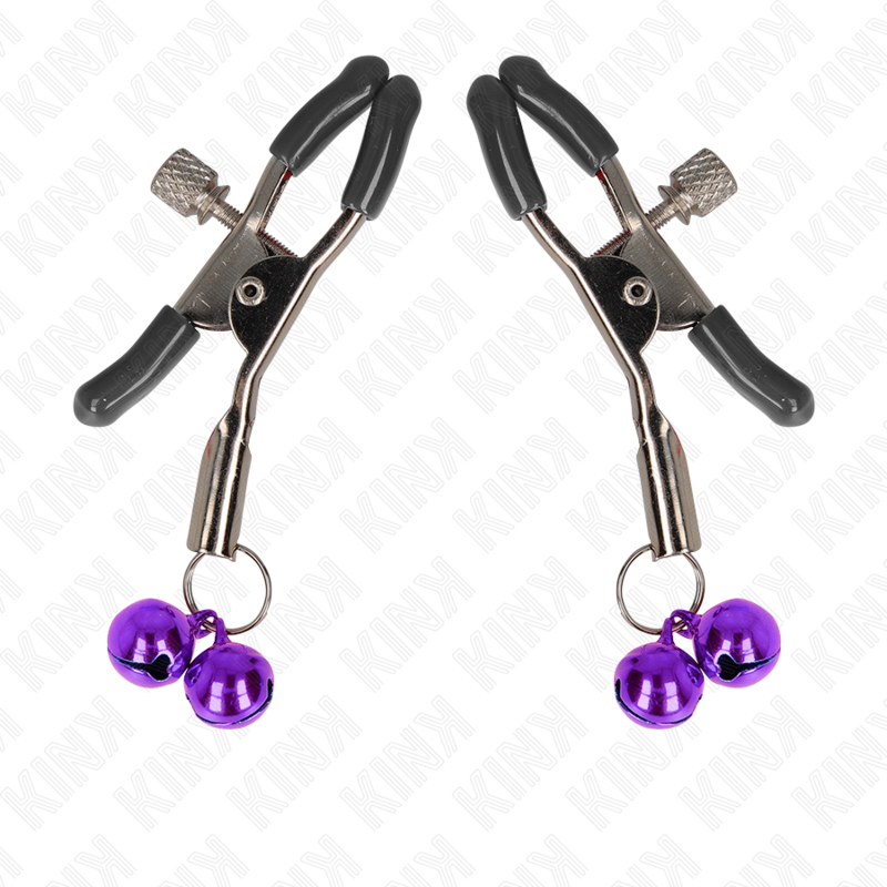 KINK - ABRAZADERA DOBLE CAMPANA METON MORADA 6 CM