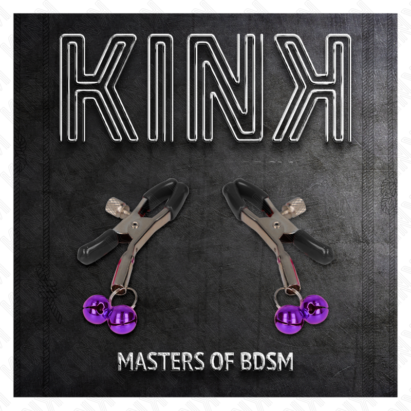 KINK - ABRAZADERA DOBLE CAMPANA METON MORADA 6 CM