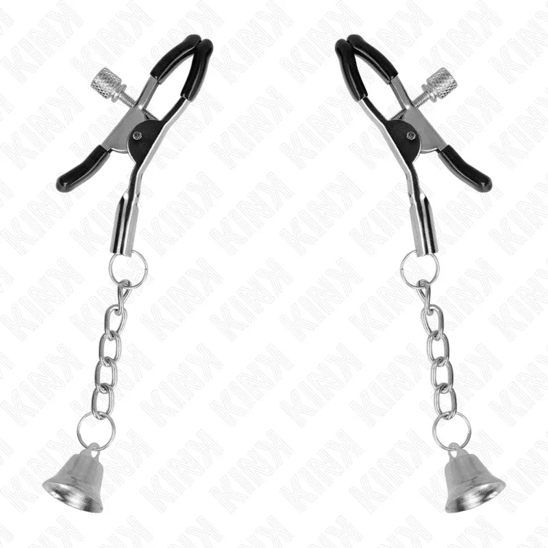 Kink – Pinces à Téléton Pendentif Cloche Argent 6 cm