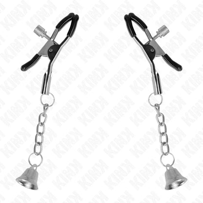 Kink – Pinces à Téléton Pendentif Cloche Argent 6 cm