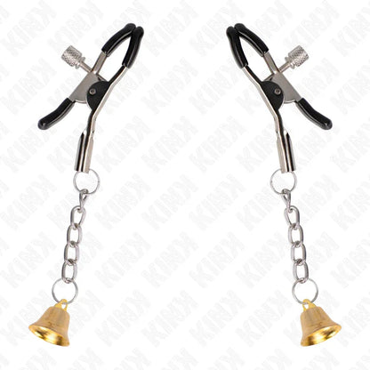Kink – Pinces à Télémon Pendentif Cloche Or 6 cm