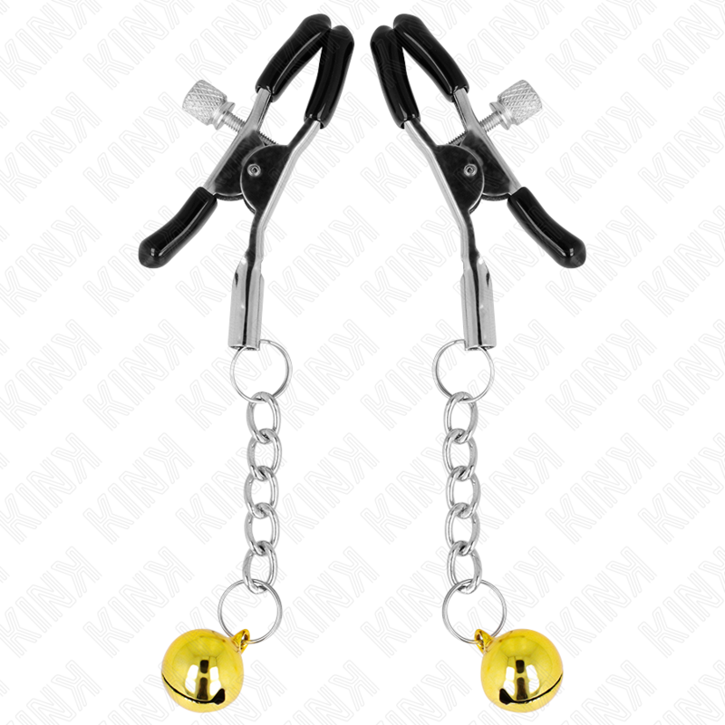 KINK - ABRAZADERAS METON COLGANTE DE CAMPANA DE ORO 6 CM
