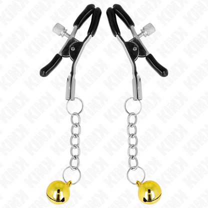 KINK - ABRAZADERAS METON COLGANTE DE CAMPANA DE ORO 6 CM