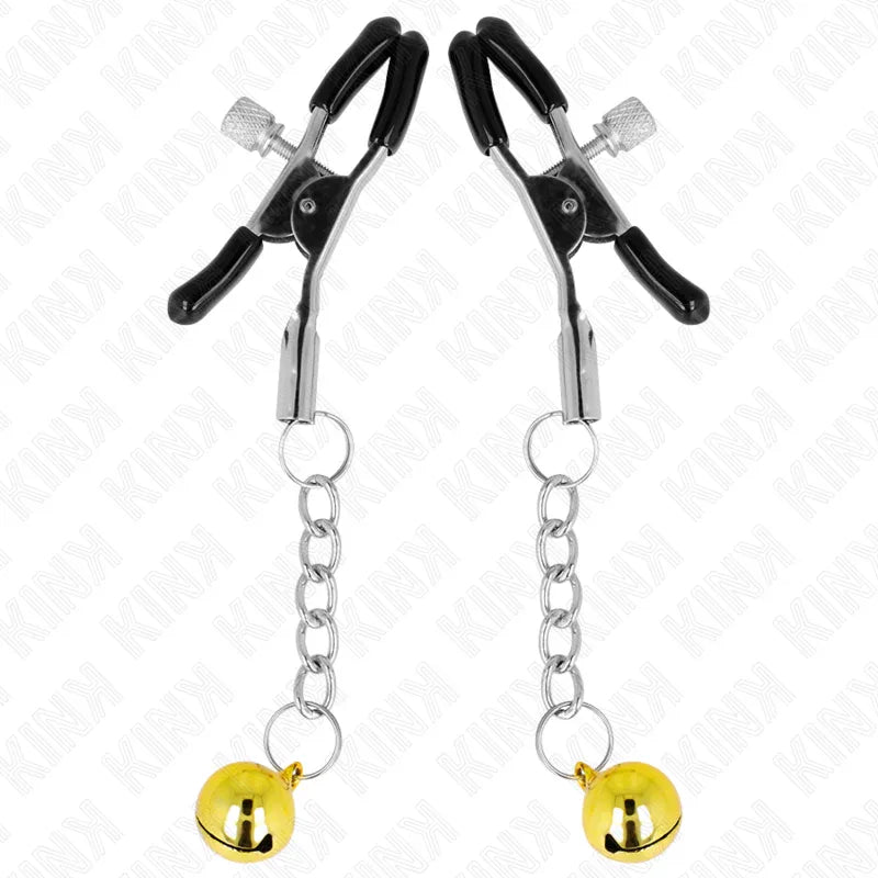 Kink – Pinces à Meton Pendentif Jingle Bell Or 6 cm